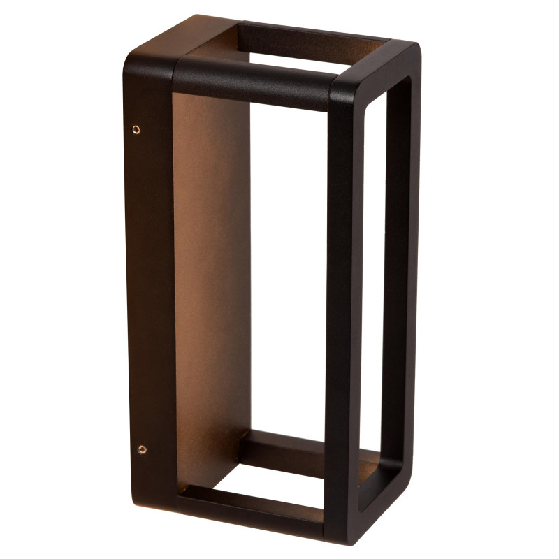 Lucide NARVIK - Applique murale Intérieur/Extérieur - LED - 1x9,2W 3000K - IP65 - Noir