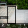 Lucide NARVIK - Borne extérieur - LED - 1x9,2W 3000K - IP65 - Noir
