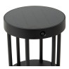 Lucide JACKSON - Borne extérieur- Énergie Solaire - Ø 16 cm - LED Dim. - 1x2W 3000K - IP54- Détecteur De Mouvement & Jour/Nuit