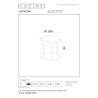 Lucide JACKSON - Borne extérieur- Énergie Solaire - Ø 16 cm - LED Dim. - 1x2W 3000K - IP54- Détecteur De Mouvement & Jour/Nuit
