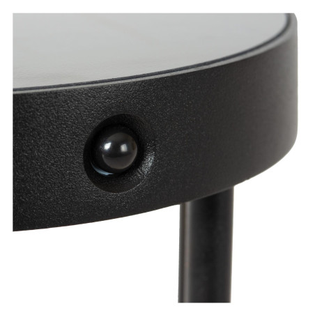 Lucide JACKSON - Borne extérieur- Énergie Solaire - Ø 16 cm - LED Dim. - 1x2W 3000K - IP65- Détecteur De Mouvement & Jour/Nuit