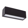Lucide SUTTON - Applique murale- Énergie Solaire - LED - 1x1,5W 2700K/3000K - IP54 - Détecteur Jour/Nuit - Noir
