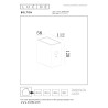 Lucide BOLTON - Applique murale- Énergie Solaire - LED Dim. - 1x1W 3000K - IP54- Détecteur De Mouvement & Jour/Nuit - Noir
