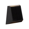 Lucide LUTON - Applique murale- Énergie Solaire - LED Dim. - 1x2W 2700K/3000K - IP54- Détecteur De Mouvement & Jour/Nuit - Noir