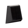 Lucide LUTON - Applique murale- Énergie Solaire - LED Dim. - 1x2W 2700K/3000K - IP54- Détecteur De Mouvement & Jour/Nuit - Noir