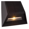 Lucide LUTON - Applique murale- Énergie Solaire - LED Dim. - 1x2W 2700K/3000K - IP54- Détecteur De Mouvement & Jour/Nuit - Noir