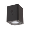 Lucide RAMIN - Applique murale- Énergie Solaire - LED Dim. - 1x1W 2700K/3000K - IP54- Détecteur De Mouvement & Jour/Nuit - Noir