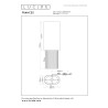 Lucide FRANCES - Lampadaire - 1xE27 - Blanc - Vibes