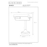 Lucide BANKER - Lampe de bureau - 1xE14 - Bronze