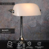 Lucide BANKER - Lampe de bureau - 1xE14 - Chrome