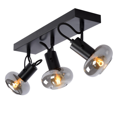 Lucide MADEE - Spot plafond - 3xE14 - Noir