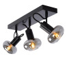 Lucide MADEE - Spot plafond - 3xE14 - Noir