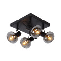 Lucide MADEE - Spot plafond - 4xE14 - Noir