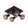 Lucide MADEE - Spot plafond - 4xE14 - Noir