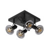 Lucide MADEE - Spot plafond - 4xE14 - Noir