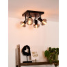 Lucide MADEE - Spot plafond - 4xE14 - Noir