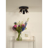 Lucide GRONY - Spot plafond - LED Dim to warm - GU10 (MR16) - 3x5W 2200K/3000K - Noir