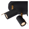 Lucide GRONY - Spot plafond - LED Dim to warm - GU10 (MR16) - 3x5W 2200K/3000K - Noir