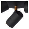 Lucide GRONY - Spot plafond - LED Dim to warm - GU10 (MR16) - 3x5W 2200K/3000K - Noir