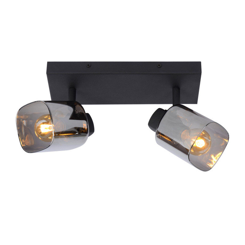 Lucide ALION - Spot plafond - 2xE14 - Noir
