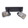Lucide ALION - Spot plafond - 2xE14 - Noir