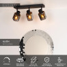 Lucide ALION - Spot plafond - 3xE14 - Noir