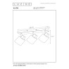 Lucide ALION - Spot plafond - 3xE14 - Noir
