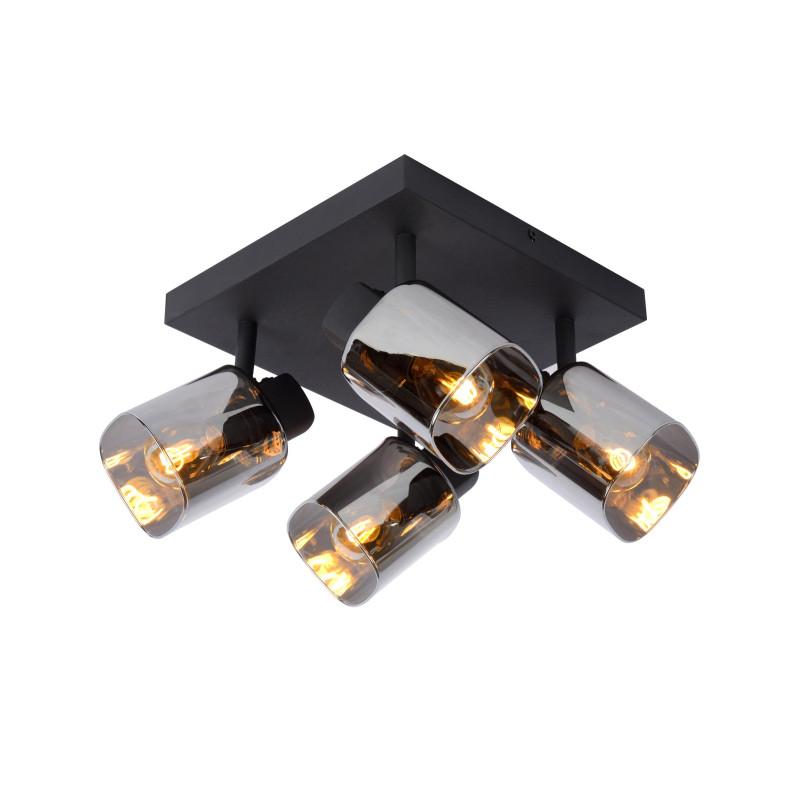 Lucide ALION - Spot plafond - 4xE14 - Noir