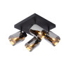 Lucide ALION - Spot plafond - 4xE14 - Noir