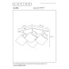 Lucide ALION - Spot plafond - 4xE14 - Noir
