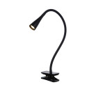 Lucide ZOZY - Lampe à pince - LED 3 StepDim - 1x4W 3000K - Noir