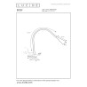 Lucide ZOZY - Lampe à pince - LED 3 StepDim - 1x4W 3000K - Noir