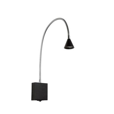 Lucide BUDDY - Lampe de chevet / Applique mural - LED - 1x4W 4000K - Noir