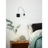 Lucide BUDDY - Lampe de chevet / Applique mural - LED - 1x4W 4000K - Noir