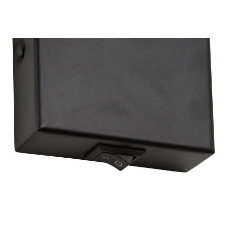 Lucide BUDDY - Lampe de chevet / Applique mural - LED - 1x4W 4000K - Noir