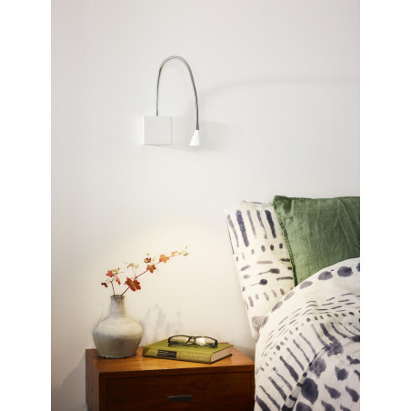 Lucide BUDDY - Lampe de chevet / Applique mural - LED - 1x4W 4000K - Blanc