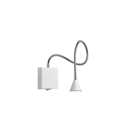 Lucide BUDDY - Lampe de chevet / Applique mural - LED - 1x4W 4000K - Blanc