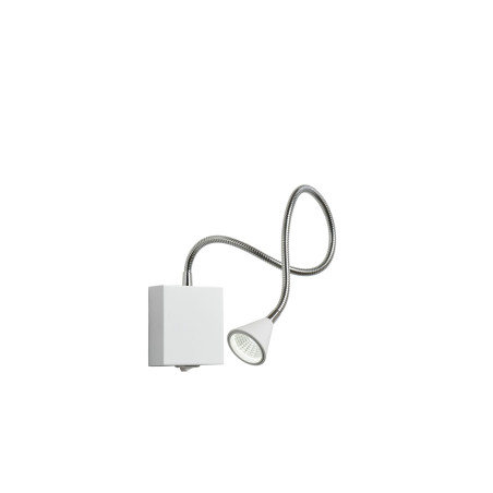 Lucide BUDDY - Lampe de chevet / Applique mural - LED - 1x4W 4000K - Blanc