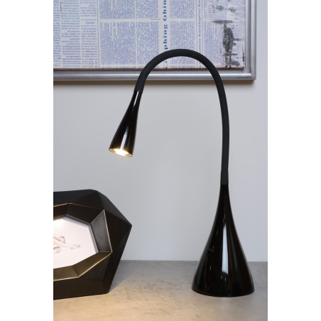 Lucide ZOZY - Lampe de bureau - LED Dim. - 1x4W 3000K - Noir