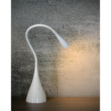 Lucide ZOZY - Lampe de bureau - LED Dim. - 1x4W 3000K - Blanc