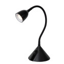 Lucide MILO - Lampe de bureau - Ø 12,8 cm - LED - 1x3,2W 3000K - Noir