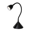 Lucide MILO - Lampe de bureau - Ø 12,8 cm - LED - 1x3,2W 3000K - Noir