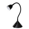 Lucide MILO - Lampe de bureau - Ø 12,8 cm - LED - 1x3,2W 3000K - Noir