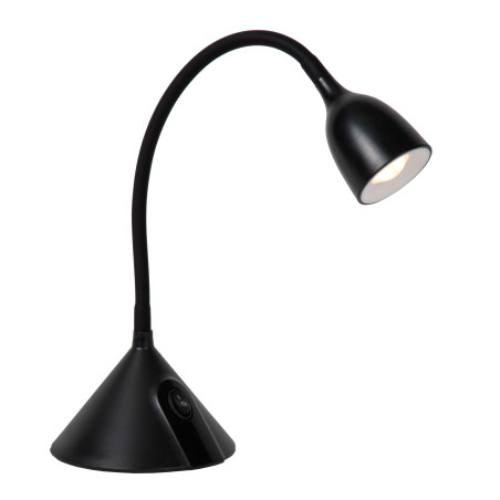 Lucide MILO - Lampe de bureau - Ø 12,8 cm - LED - 1x3,2W 3000K - Noir