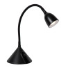 Lucide MILO - Lampe de bureau - Ø 12,8 cm - LED - 1x3,2W 3000K - Noir