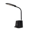 Lucide PENNY - Lampe de bureau - LED Dim. - 1x4,7W 3000K - Avec chargeur sans fil - Noir