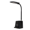 Lucide PENNY - Lampe de bureau - LED Dim. - 1x4,7W 3000K - Avec chargeur sans fil - Noir