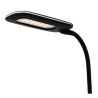 Lucide PENNY - Lampe de bureau - LED Dim. - 1x4,7W 3000K - Avec chargeur sans fil - Noir