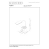 Lucide PENNY - Lampe de bureau - LED Dim. - 1x4,7W 3000K - Avec chargeur sans fil - Noir