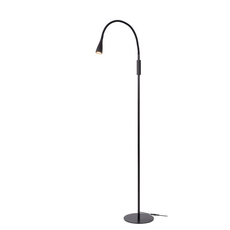 Lucide ZOZY - Lampadaire / lampe de lecture - LED 3 StepDim - 1x4W 3000K - Noir